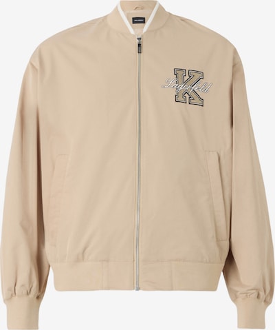 Demisezoninė striukė iš Karl Lagerfeld, spalva – smėlio spalva / smėlio / juoda / balta, Prekių apžvalga