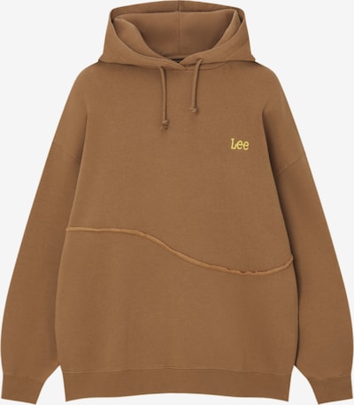 Pull&Bear Sweatshirt i brun / gul, Produktvy