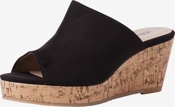 s.Oliver Mules in Black: front