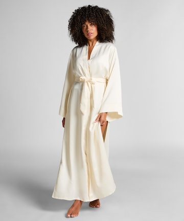 Hunkemöller Bathrobe long in Beige: front