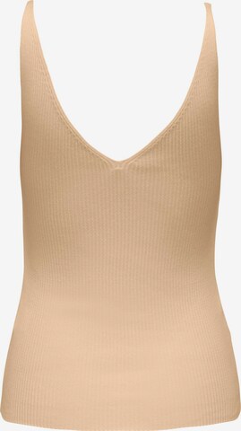 ONLY Knitted top 'Ella' in Beige