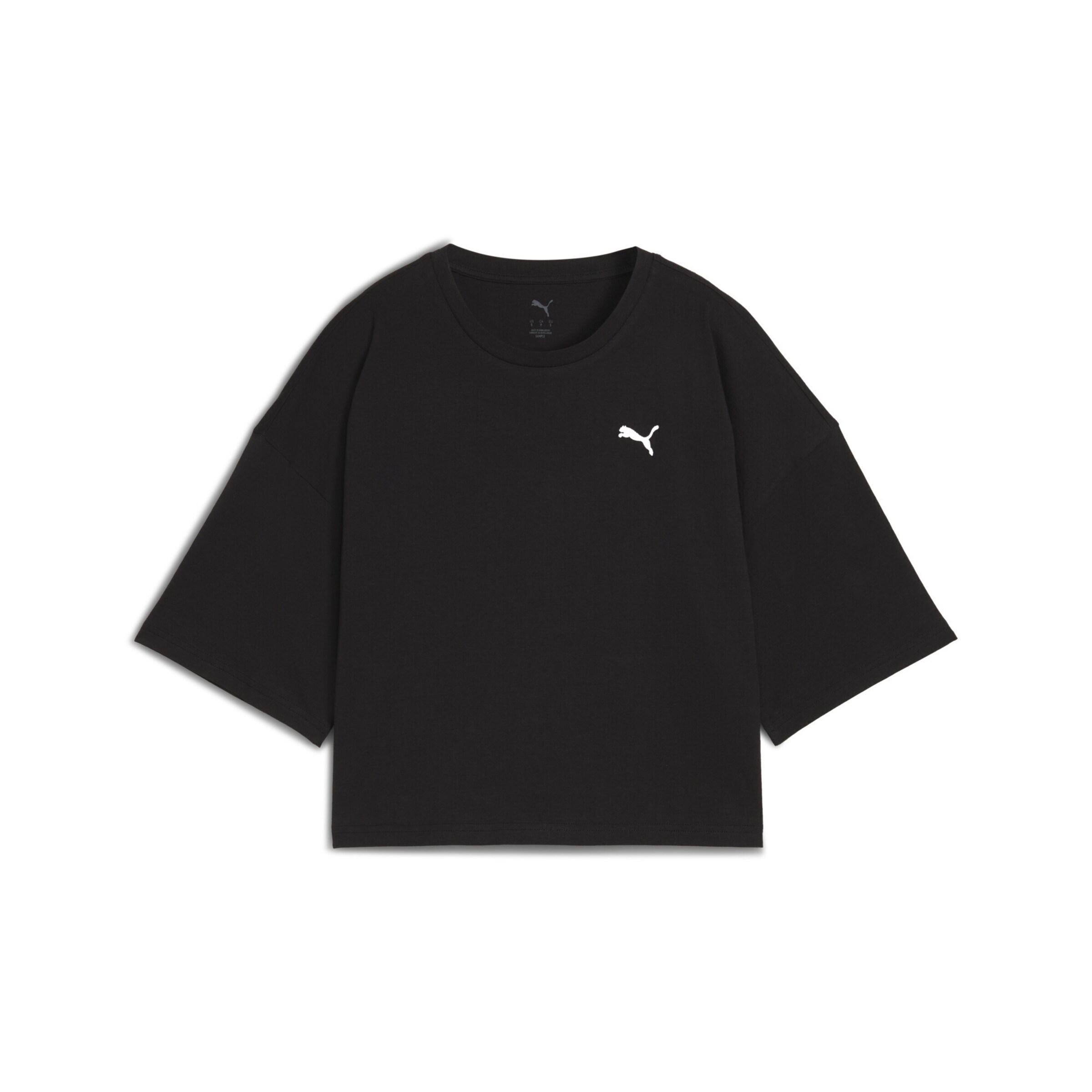PUMA Oversized shirt 'Wardrobe Ess' in Black: front