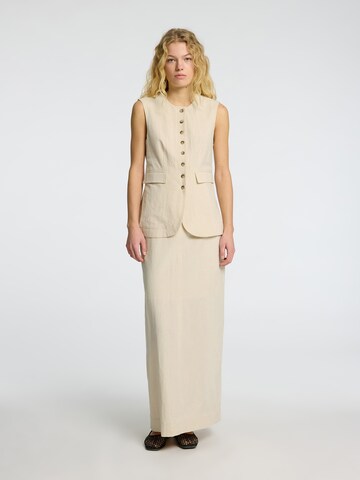 SELECTED FEMME Vest 'SLFIluna' in Beige: front