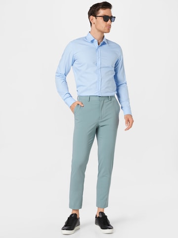 BURTON MENSWEAR LONDON Slimfit Παντελόνι τσίνο σε πράσινο