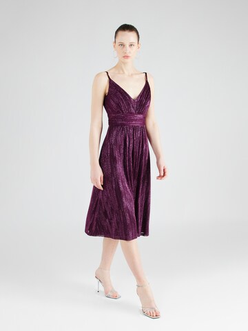 Robe de cocktail VM Vera Mont en violet : devant