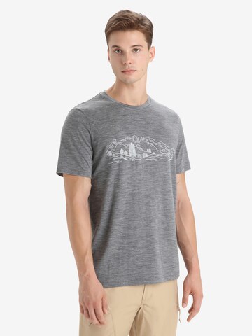 T-Shirt fonctionnel 'Tech Lite II' ICEBREAKER en gris : devant