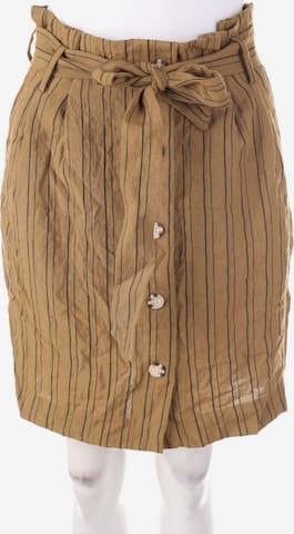 H&M Skirt in S in Brown: front