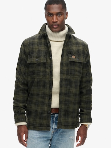 Superdry Between-Season Jacket 'Miller' in Green: front