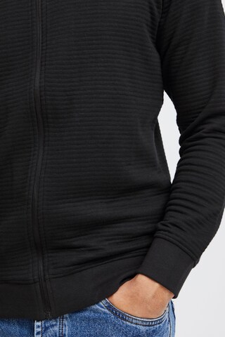 INDICODE JEANS Zip-Up Hoodie 'Bronte' in Black