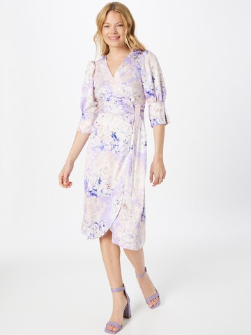 Closet London Dress in Purple: front