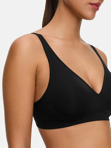 cfab - Push-up Sujetador 'Comfort Push up BH mit Spitze' en negro