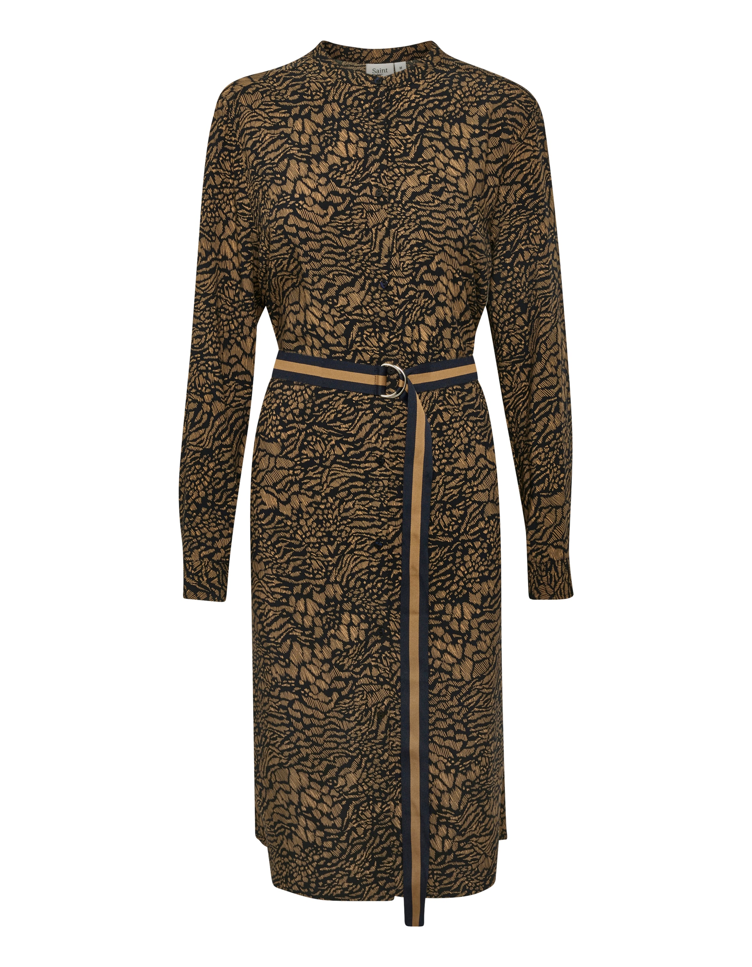 SAINT TROPEZ Μπλουζοφόρεμα 'Palavi' σε καφέ: μπροστά