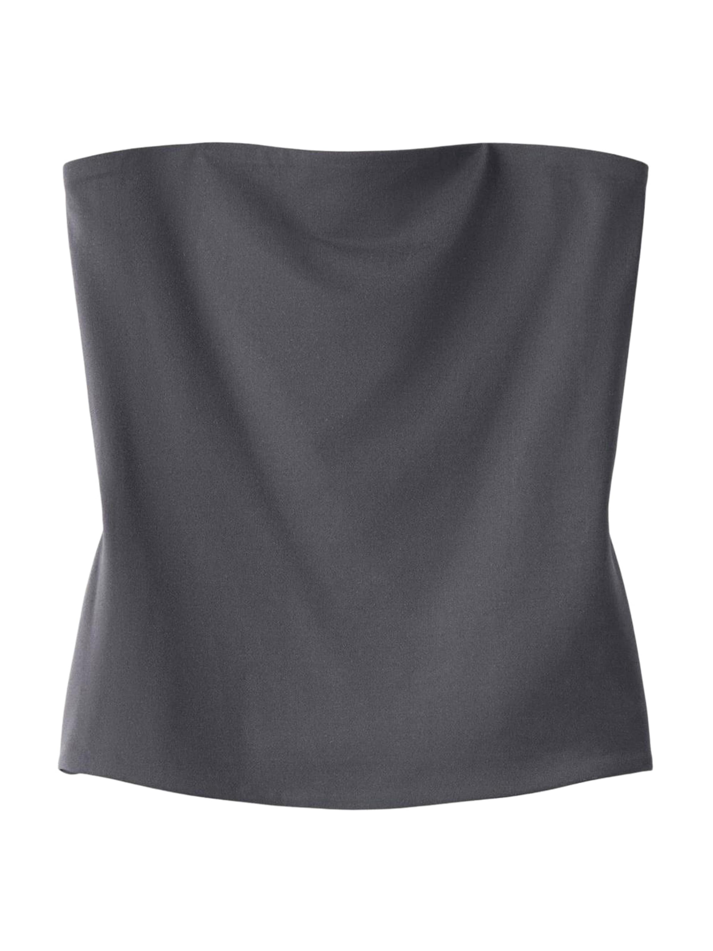 BALMOHK Top in Grau: Vorderseite