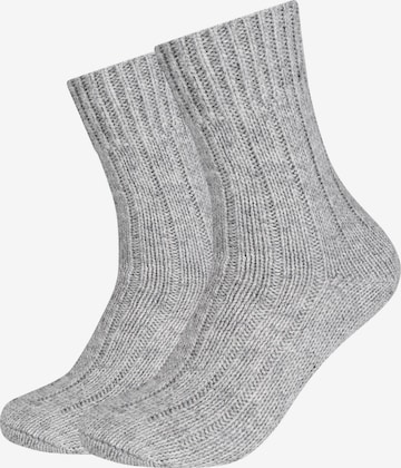 camano Socks in Grey: front