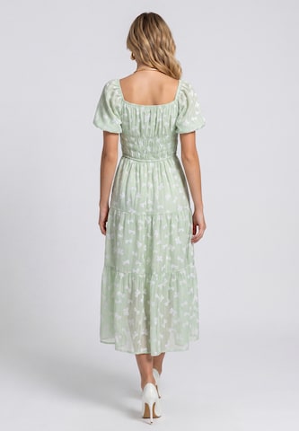 Robe faina en vert