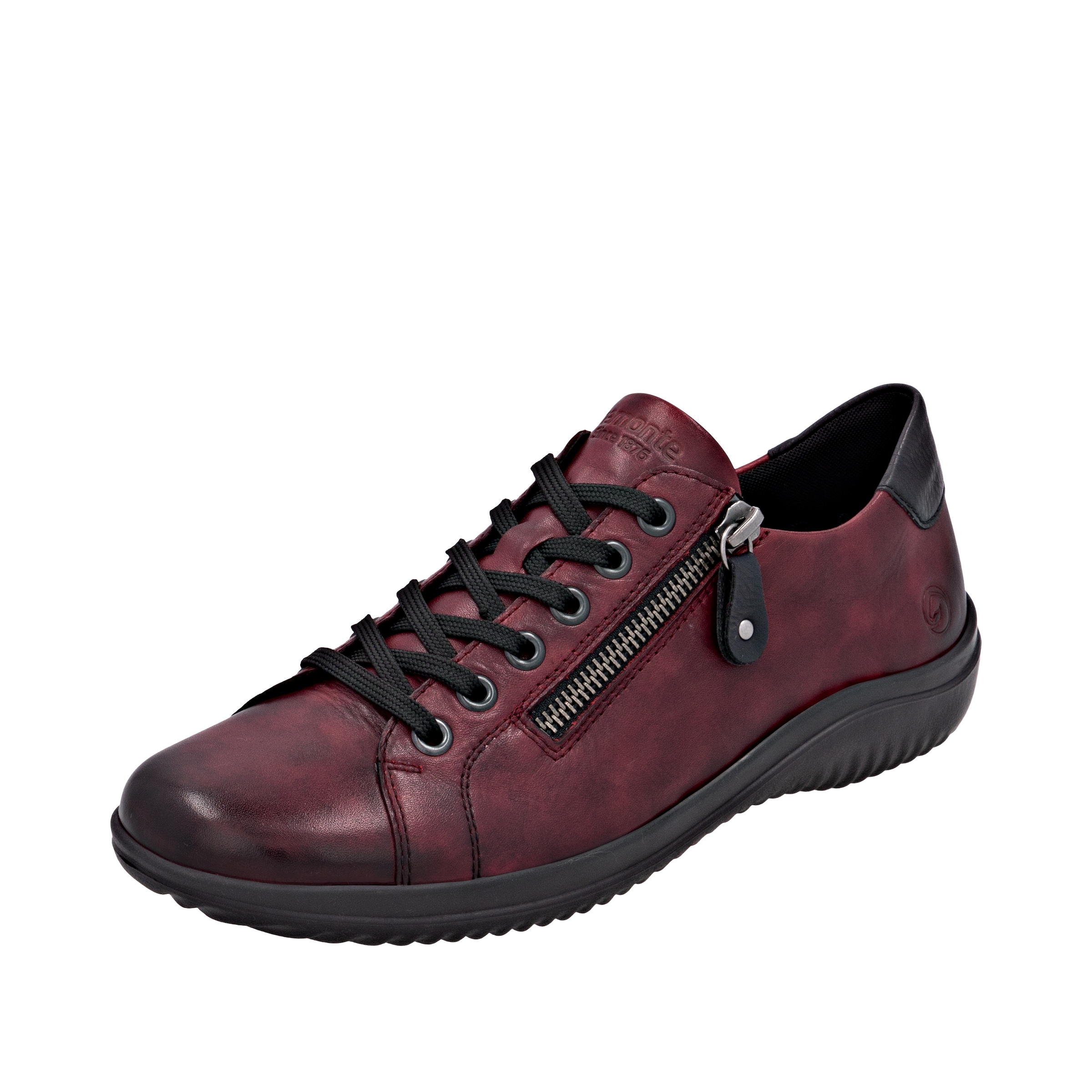 Chaussure à lacets REMONTE en rouge : devant