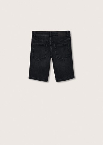 Coupe slim Jean 'John' MANGO KIDS en noir