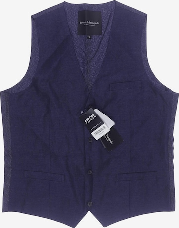 Bruun & Stengade Vest in L-XL in Blue: front