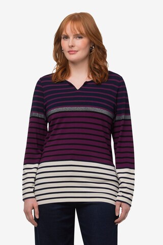 T-shirt Ulla Popken en violet : devant