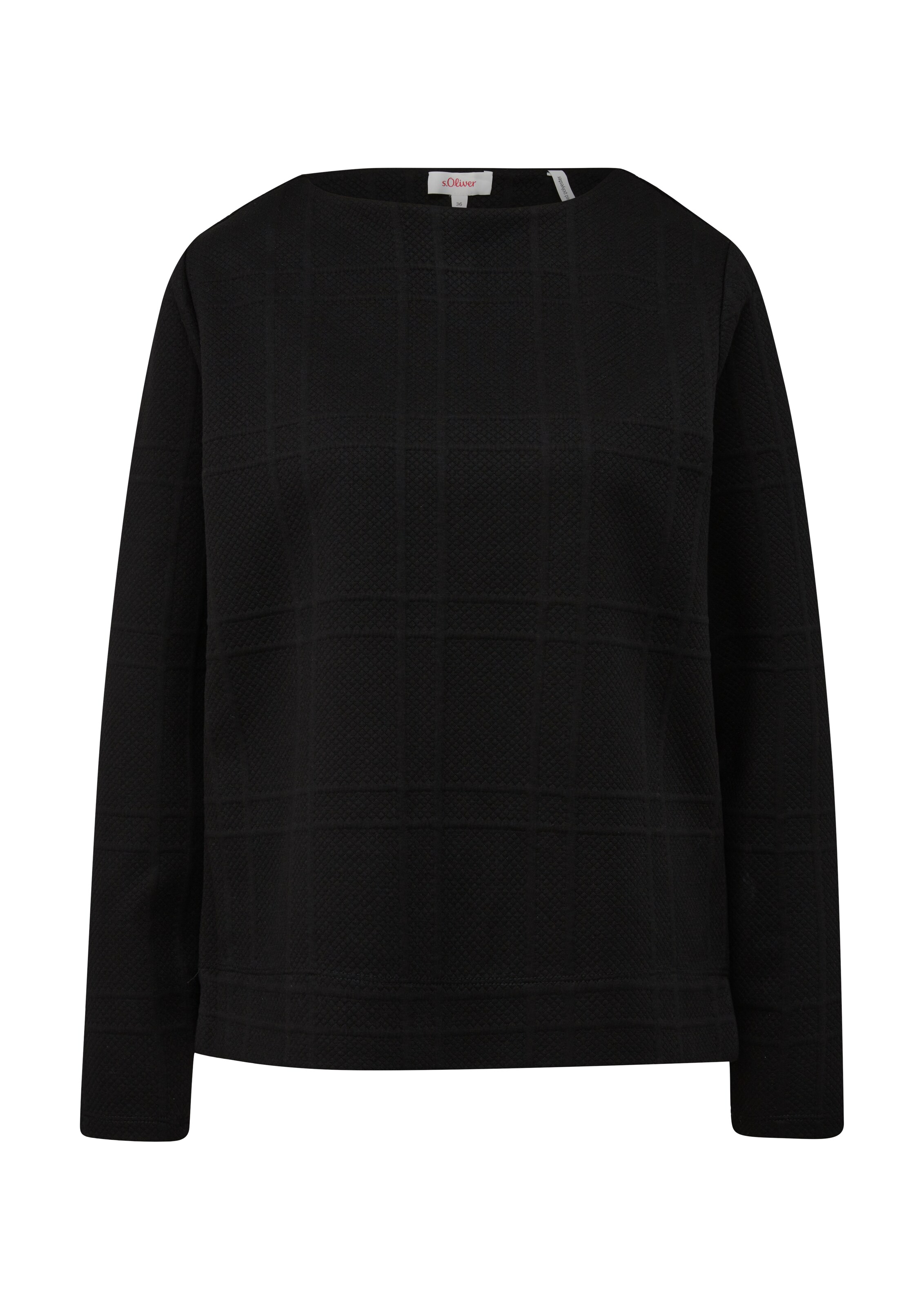 s.Oliver Collegepaita värissä musta: etupuoli