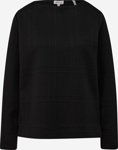 s.Oliver Sweatshirt in schwarz, Produktansicht