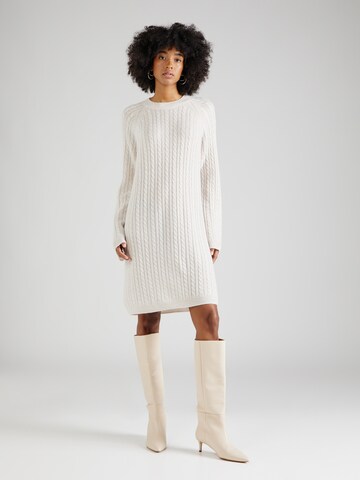 TOMMY HILFIGER Knitted dress in Beige: front