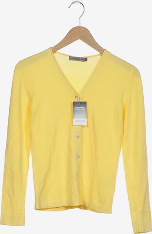Turnover Sweater & Cardigan in S in Yellow: front