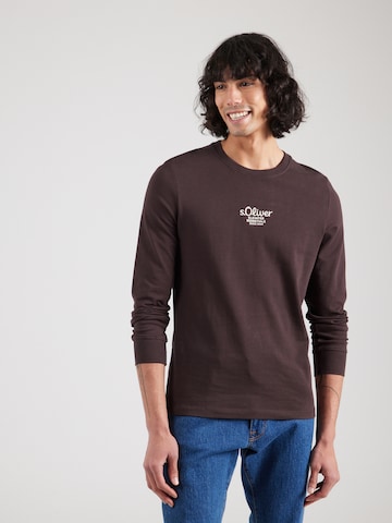 T-Shirt s.Oliver en marron : devant