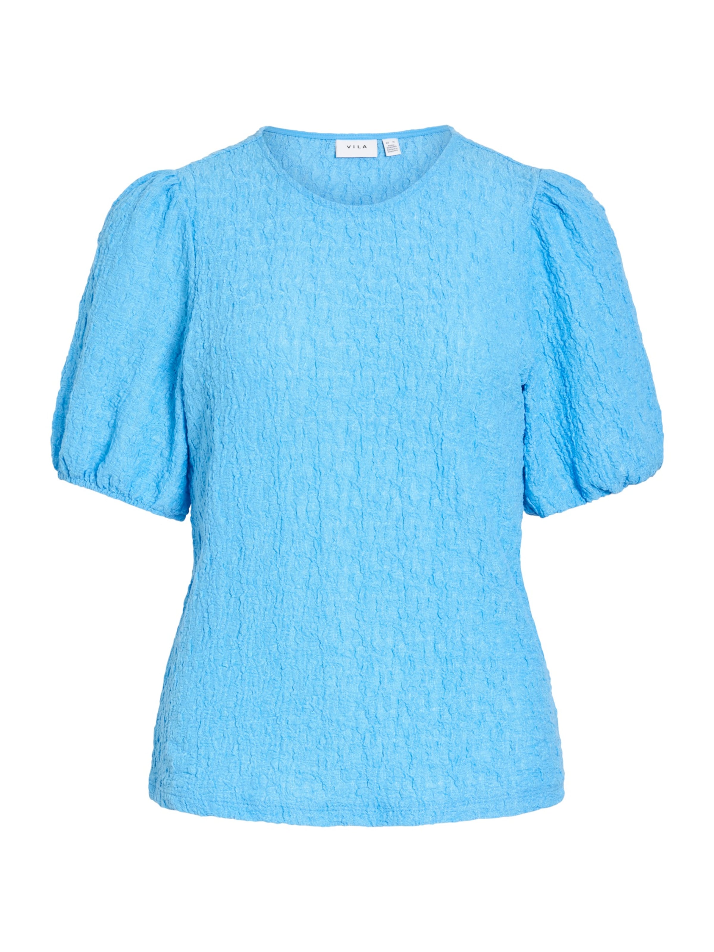 Chemisier 'VIFALL' VILA en bleu : devant