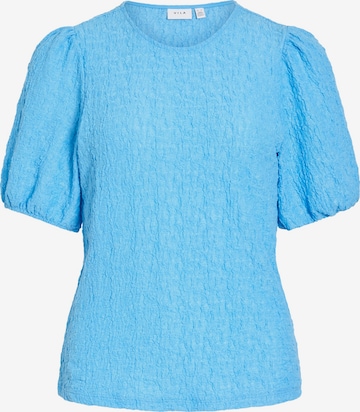 Chemisier 'VIFALL' VILA en bleu : devant