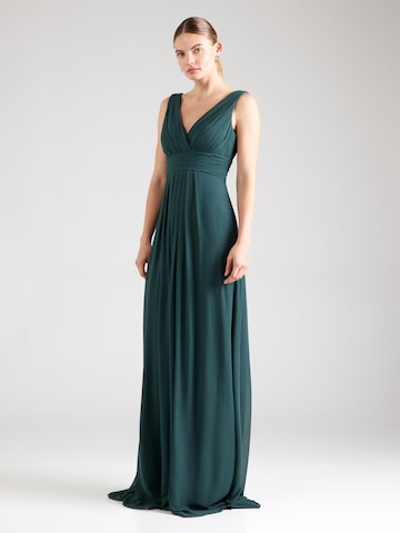 Robe de soirée STAR NIGHT en vert : devant