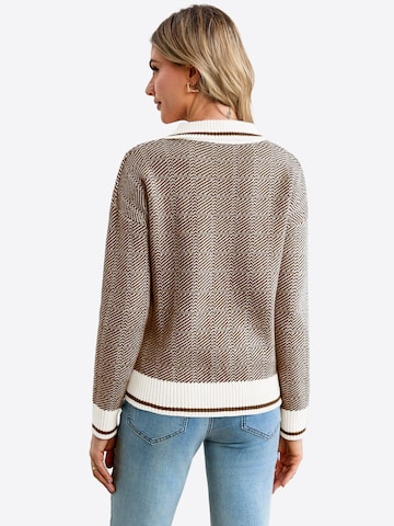 Imily Bela Pullover i brun: tilbage