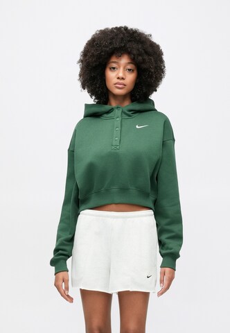Nike Sportswear Tréning póló 'PHNX FLC' - zöld: elől