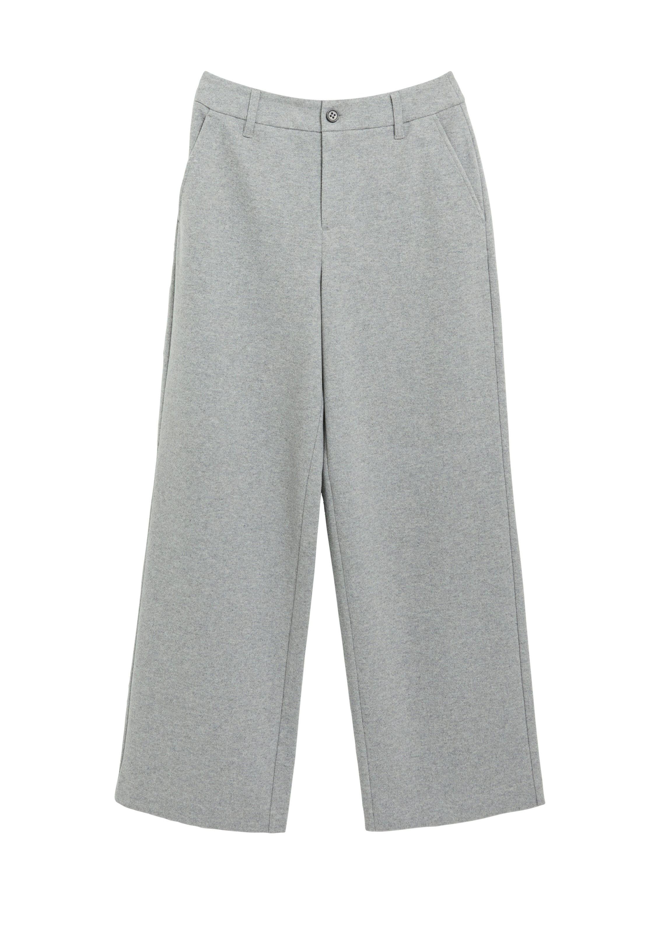 Wide Leg Pantalon s.Oliver en gris : devant
