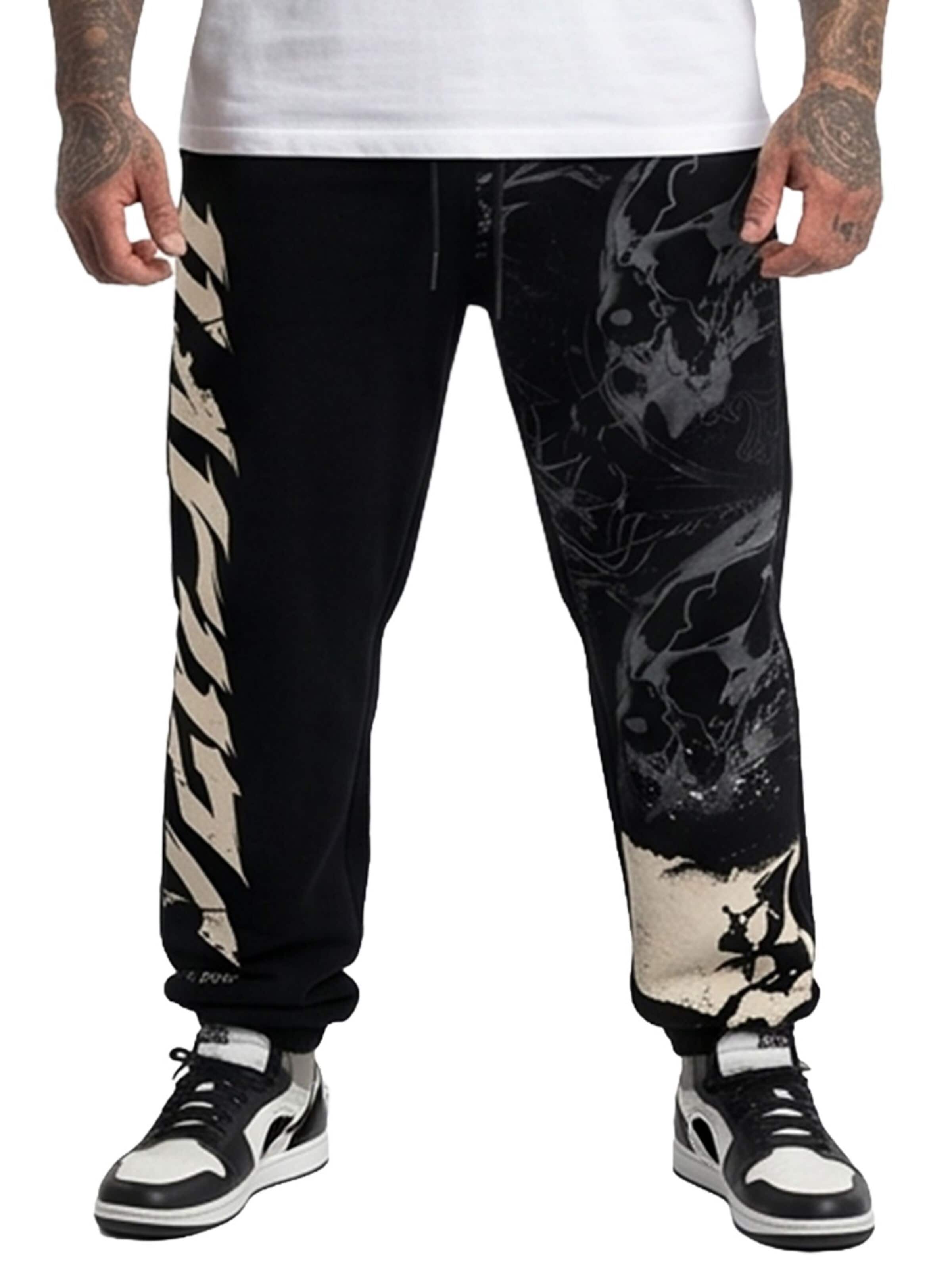 Yakuza Regular Workout Pants 'Liquid' in Black