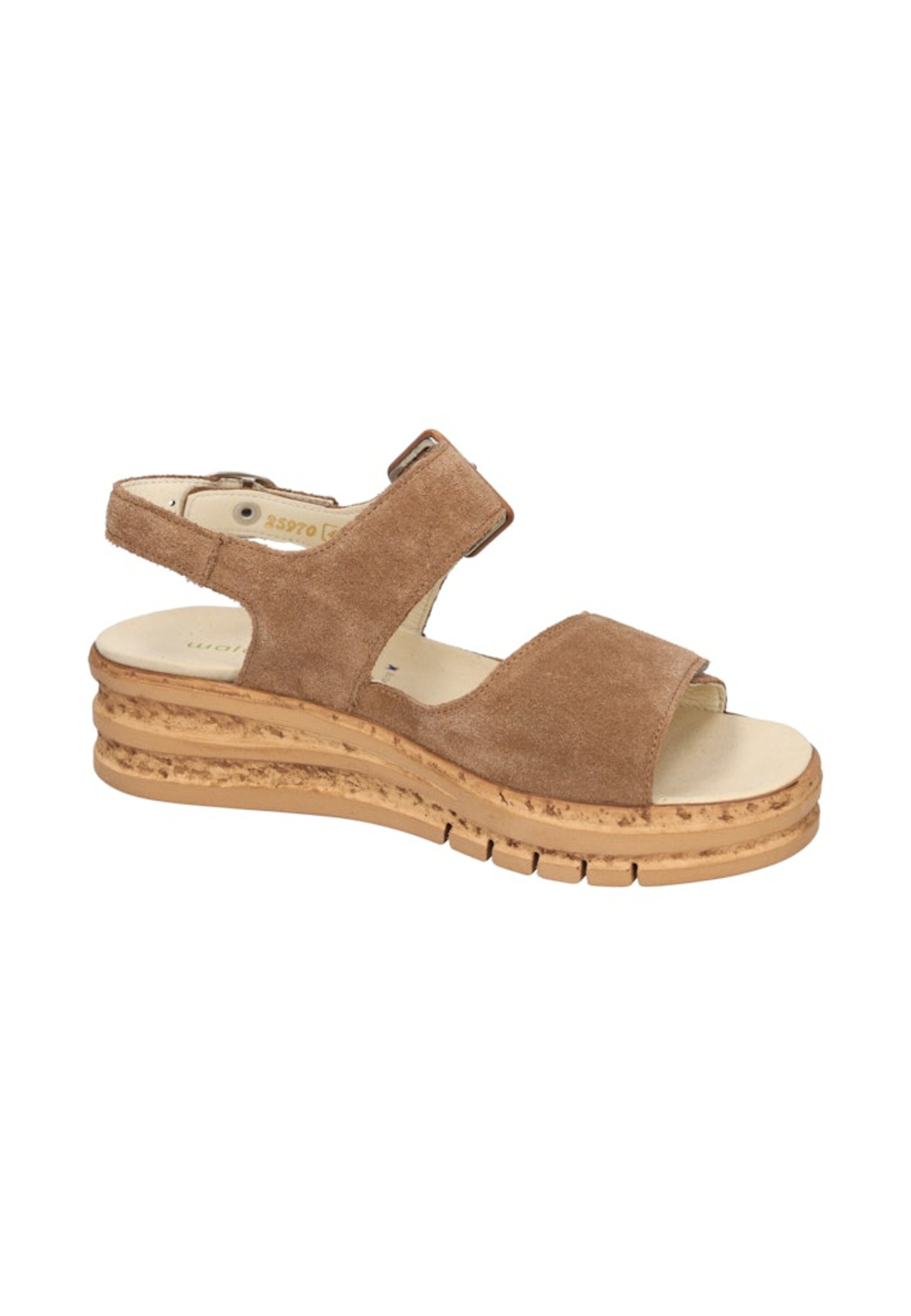 WALDLÄUFER Sandalen met riem in Bruin