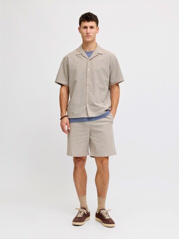 Survêtement 'JREBHAVEN' JJ Rebel en marron : devant