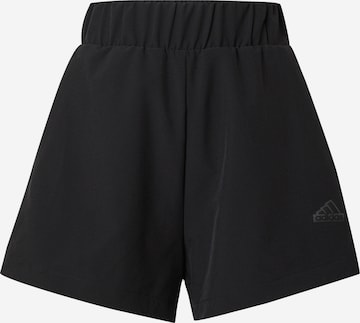 ADIDAS SPORTSWEAR Loosefit Sportovní kalhoty – černá: přední strana