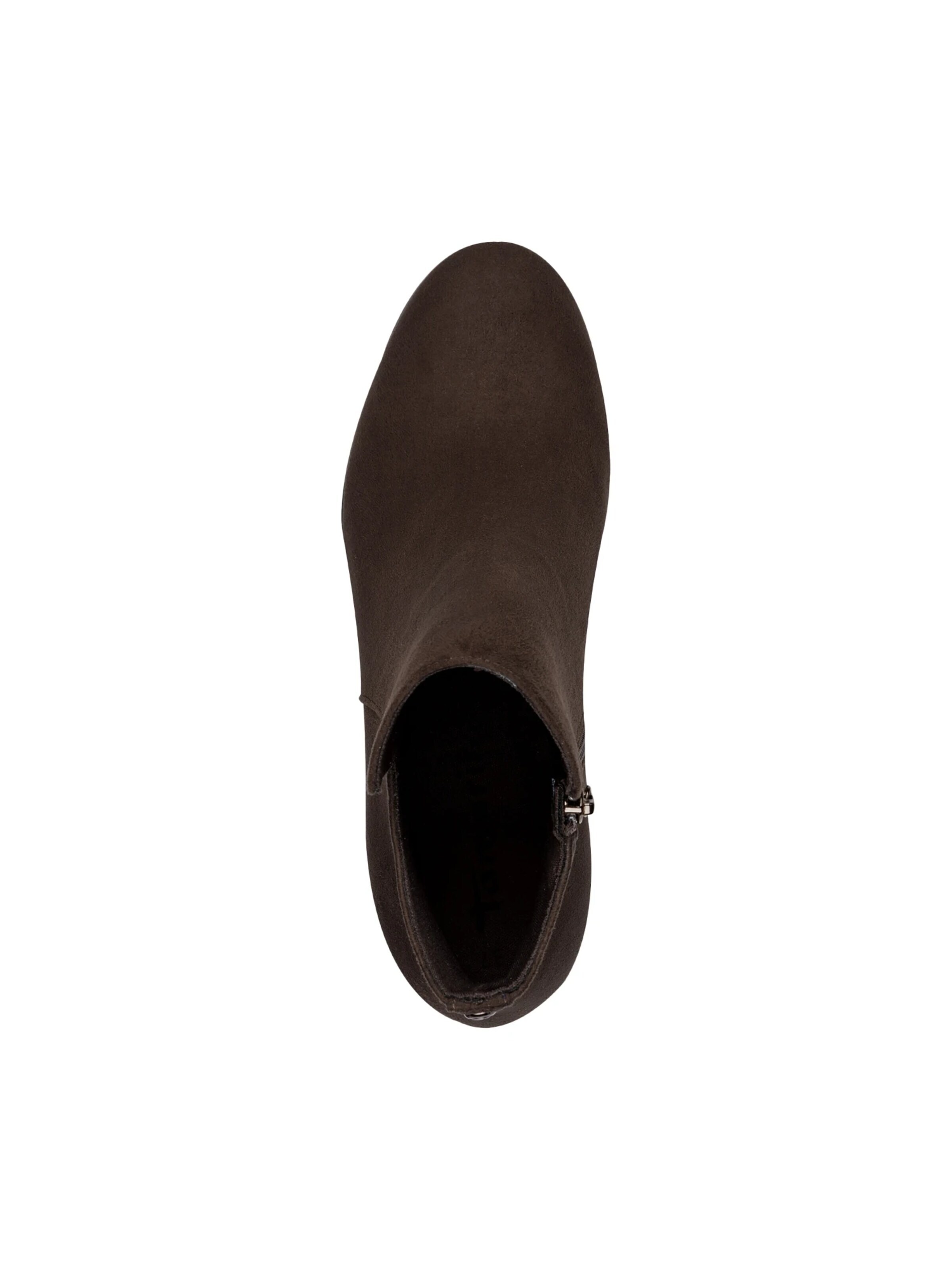 Tamaris - Botas de tobillo 'Stiefeletten mit Reißverschluss und Absatz' en marrón