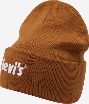 LEVI'S ® - Gorros 'Lan' em castanho: frente