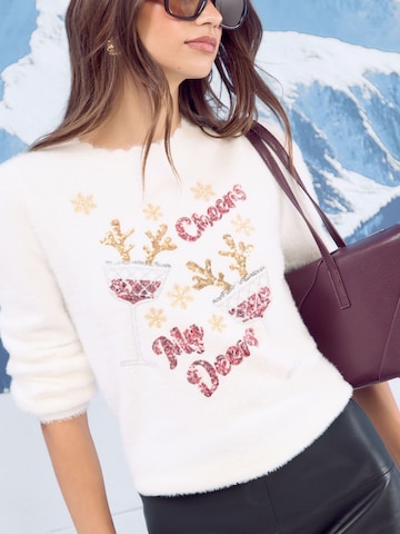 LipsyPulover - bijela boja