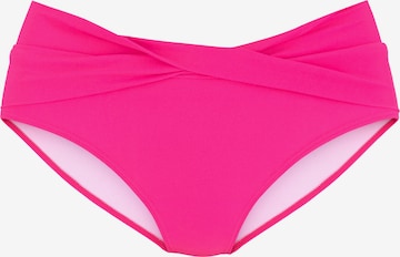LASCANA Bikinibroek 'Lolo' in Roze: voorkant