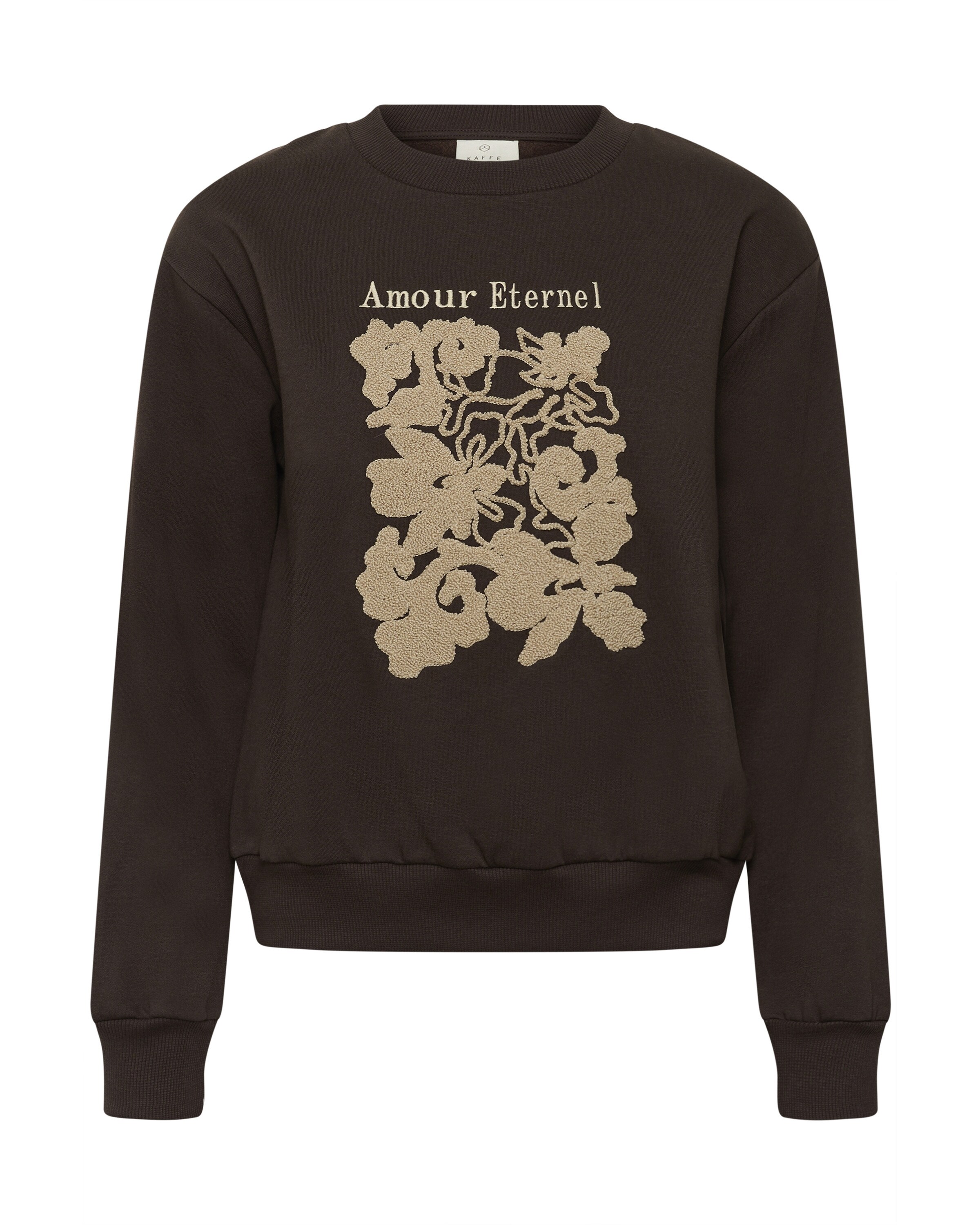 Kaffe Sweatshirt 'Roseanne' i brun: forside