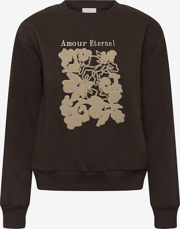 Kaffe Sweatshirt 'Roseanne' i brun: forside