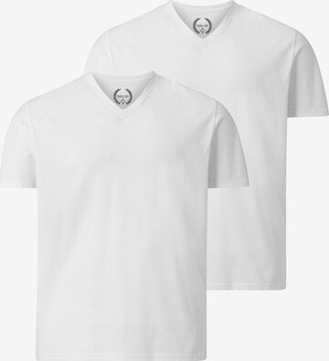 Charles Colby Shirt 'Earl Mills' in White: front