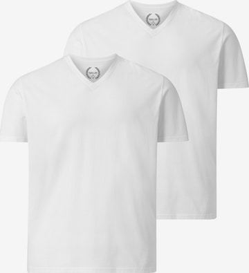 Charles Colby Shirt 'Earl Mills' in White: front