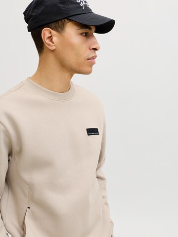 JACK & JONES Mikina 'JCOFUSION' – béžová