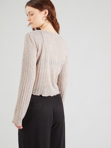 PIECES Strickjacke 'PCALEXA' in Beige