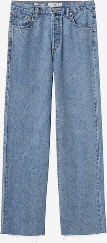 MANGO Wide Leg Jeans in Blau: predná strana