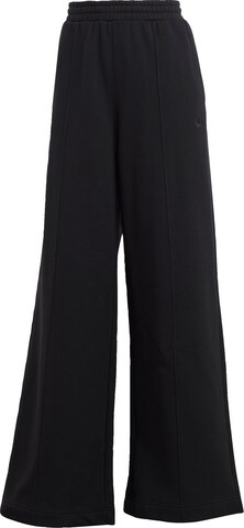 Wide Leg Pantalon 'Premium Essentials Pintuck' ADIDAS ORIGINALS en noir